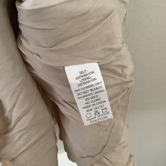 The Post Tiered Feminine Romantic Cottagecore Ruffle Babydoll Fairy Mini Dress L - Picture 10 of 12